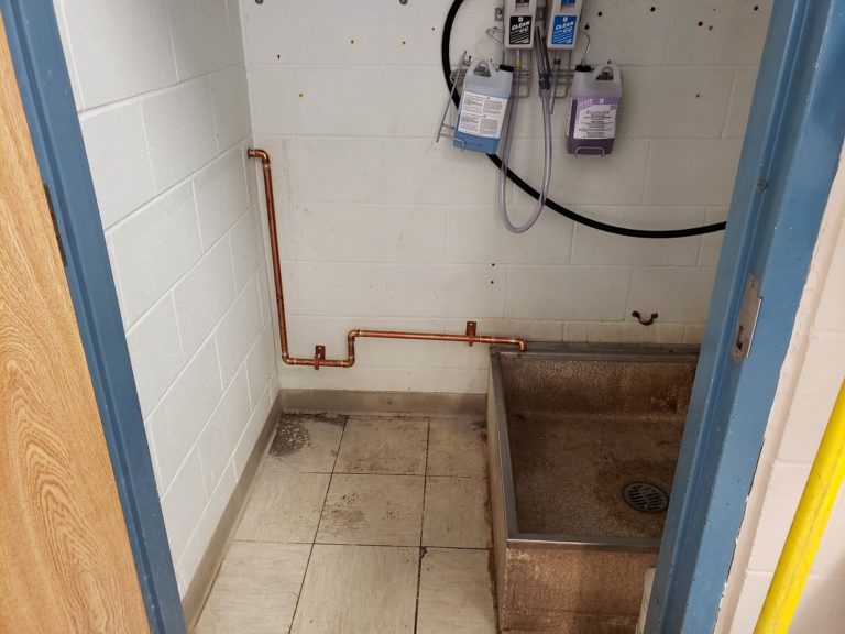 Copper Drain Installation