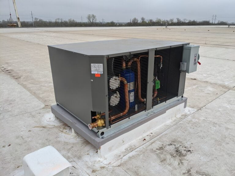 Condensing unit set